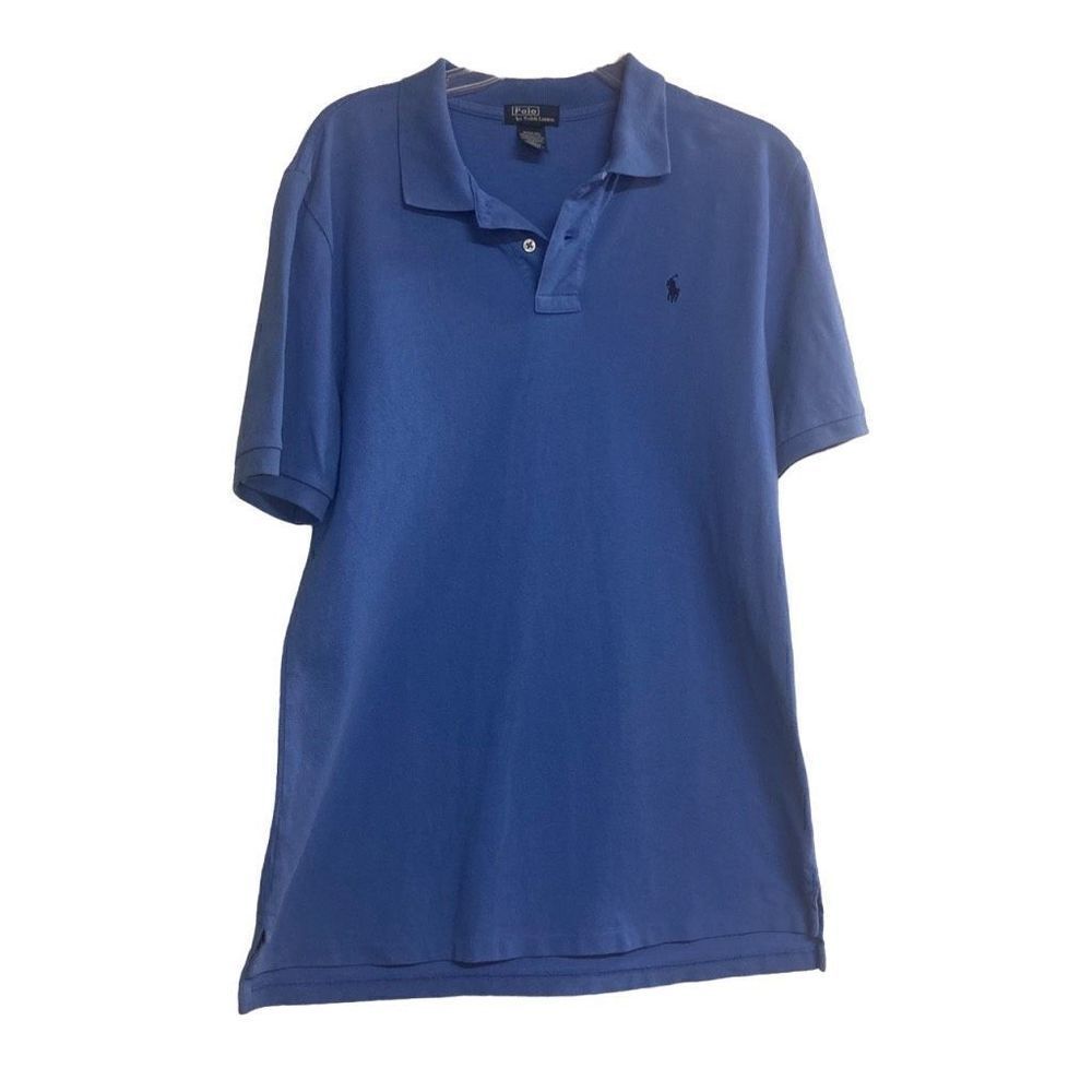 POLO BY RALPH LAUREN Big Boy’s Polo Shirt Blue‎ Size XL 18/20 Short Sleeves